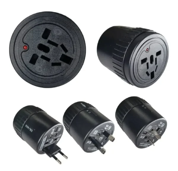 Buy Universal Travel Socket – All-in-One International Plug Adapter (US/AUS/UK/EU) | 100-250V Portable Outlet