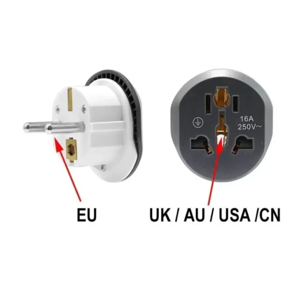 Buy Multi-Function Universal Travel Adapter – US, UK, EU Plug Compatibility for Global Use - Image 5